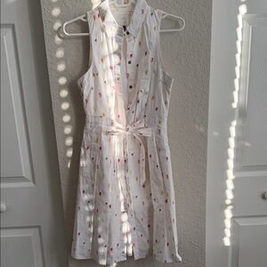 HD in Paris white mini dress with Colorful Popsicle Print